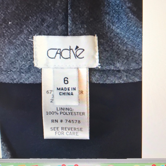 Gray dress by Cache - Picture 4 of 8